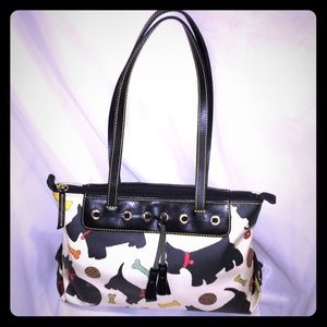 Dooney Scotty Dog Tassel Tote